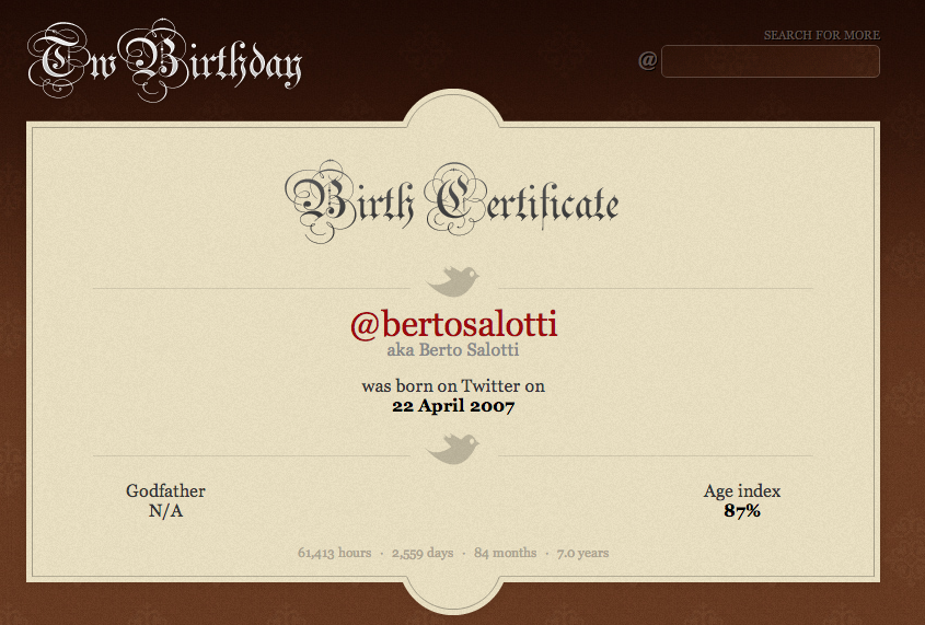 7 anni di Twitter per Berto Salotti