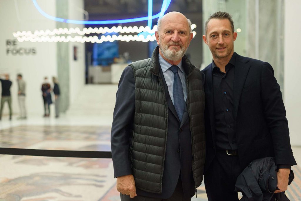 Gaddo della Gherardesca e Filippo Berto alla Triennale di Milano per l'inaugurazione del MDFF2021