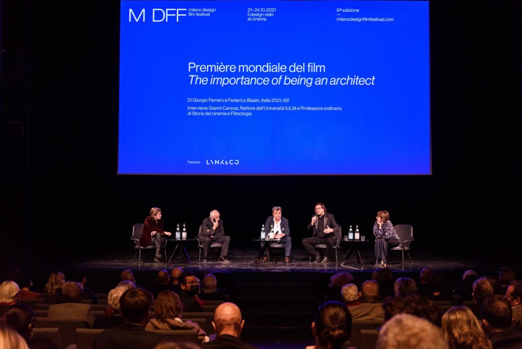 Talk "première mondiale del film the Importance of being an architect" - Milano Design Film Festival 2021
