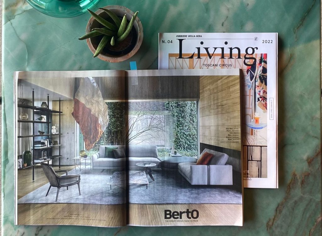 Living - Corriere della Sera: Nuova collezione BertO 2022