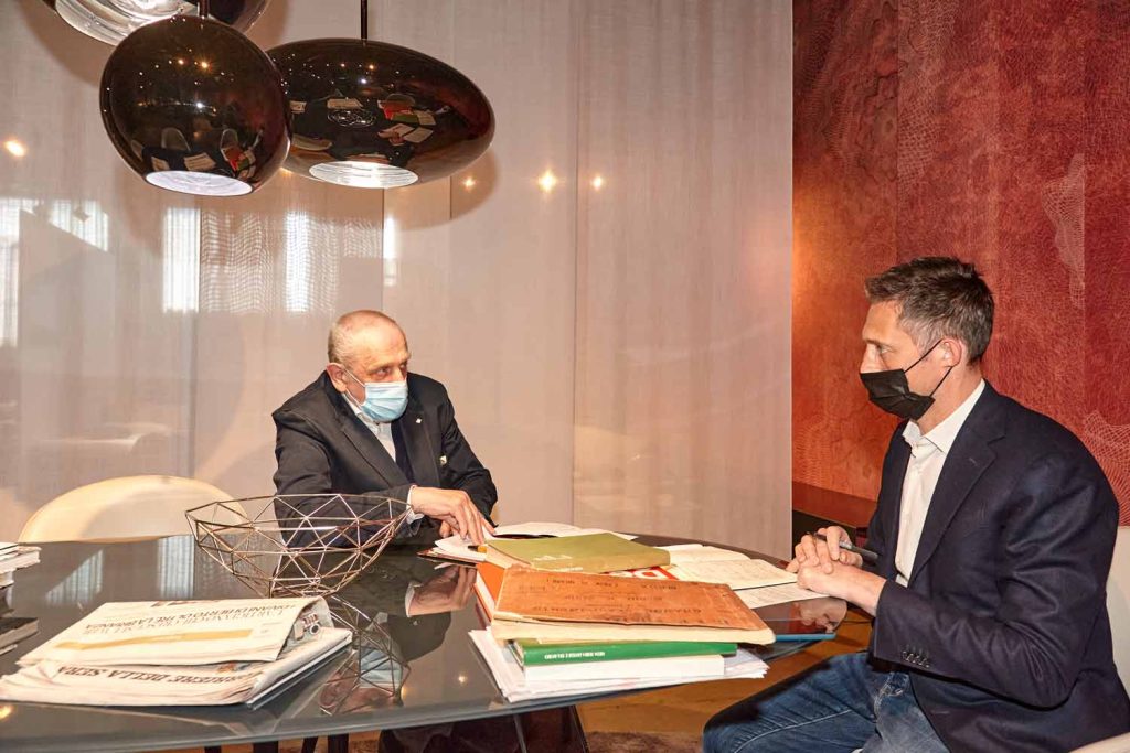 Filippo Berto intervista l'architetto Carlo Orsi per il libro "Made in Meda"