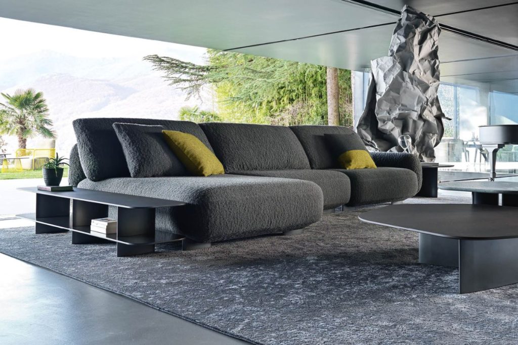 Divano modulare IGGY BertO con configurazione personalizzabile